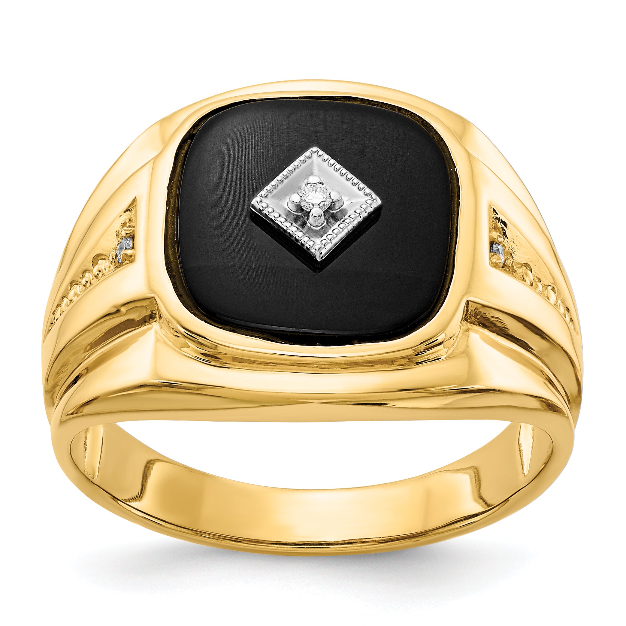 10k Diamond Men's Ring Main image