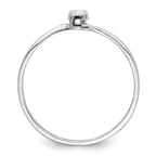 10k White Gold .03ct.Ring Mounting (No Stone Included)