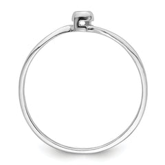 10k White Gold .03ct.Ring Mounting (No Stone Included)