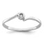 10k White Gold .03ct.Ring Mounting (No Stone Included)