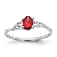 10k White Gold Birthstone Ring Mounting (No Stone Included)