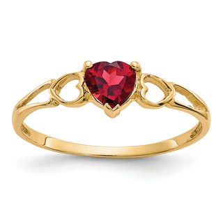 Yellow Gold Birthday Rings - Sophia Jewelers