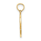 10K Medical Jewelry Symbol Pendant