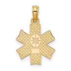 10K Medical Jewelry Symbol Pendant