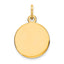 10K Round Disc Charm