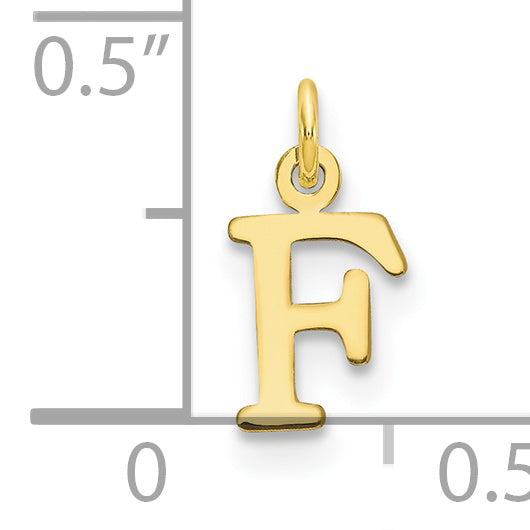 10ky Cutout Letter F Initial Charm