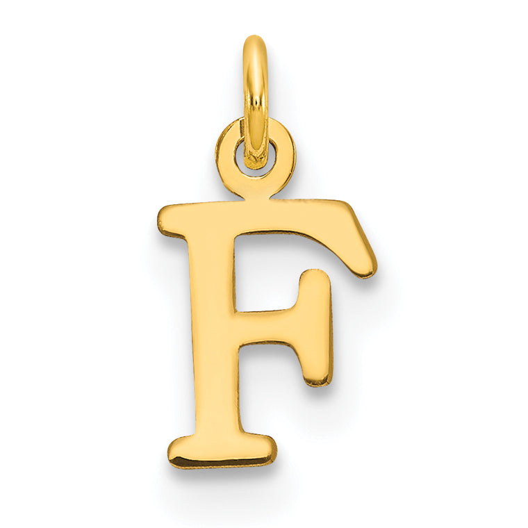 10ky Cutout Letter F Initial Charm Main image