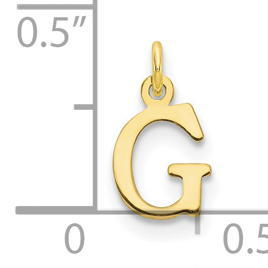 10ky Cutout Letter G Initial Charm Secondary image