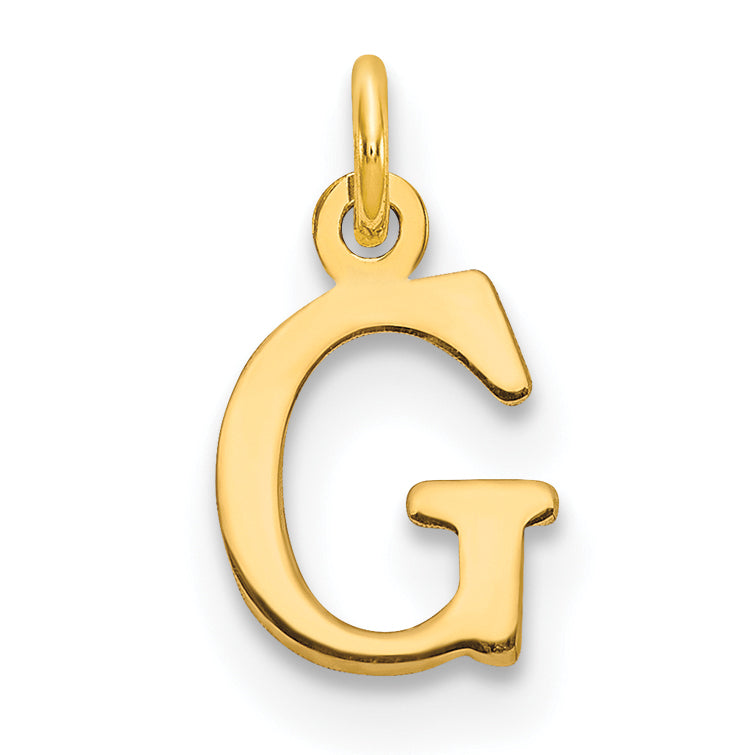 10ky Cutout Letter G Initial Charm Main image