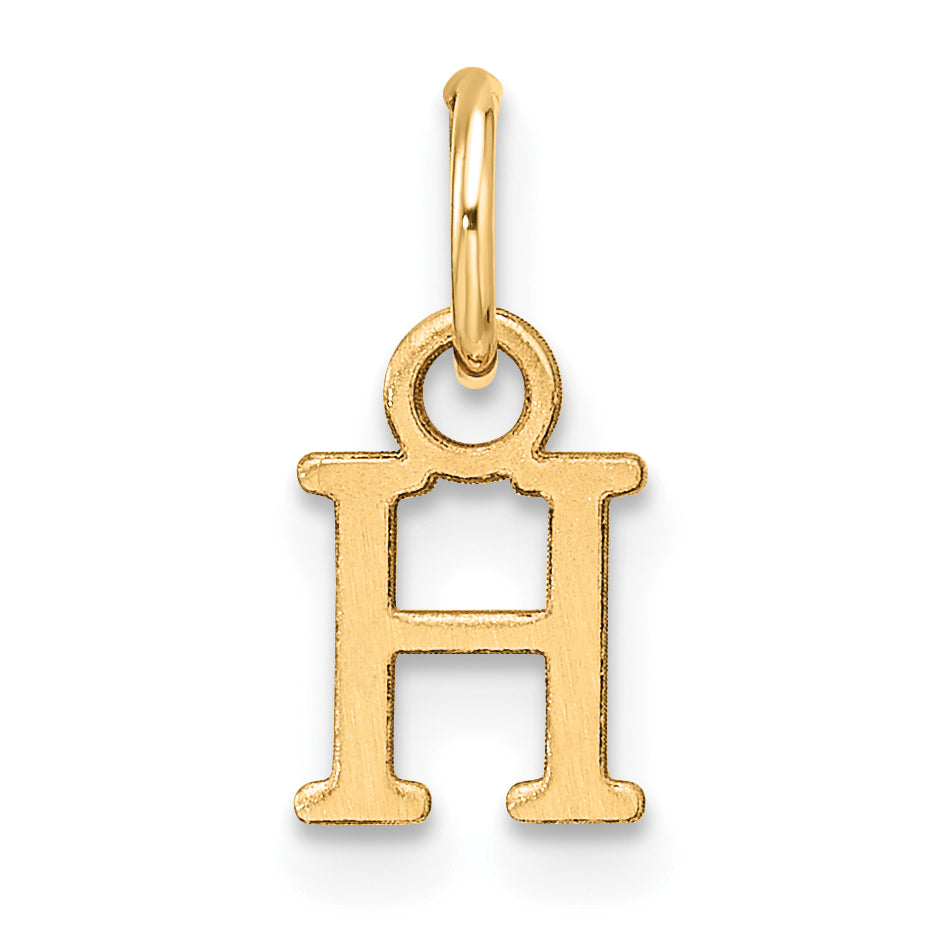 10ky Cutout Letter H Initial Charm