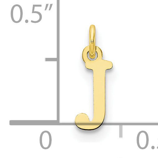 10ky Cutout Letter J Initial Charm Secondary image