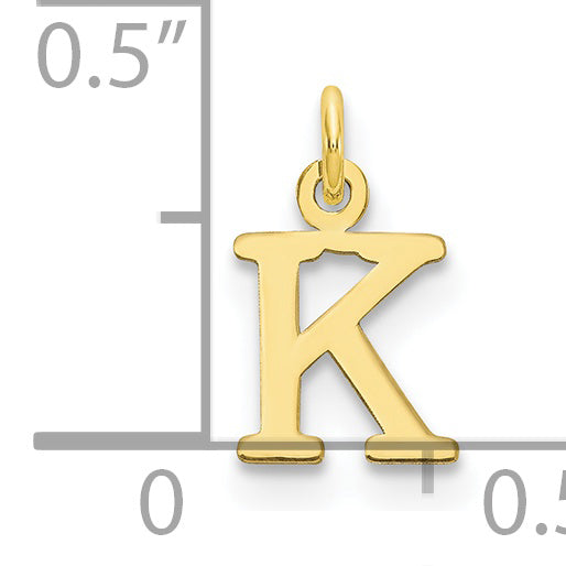 10ky Cutout Letter K Initial Charm