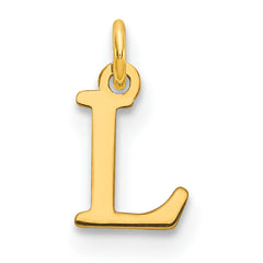 10ky Cutout Letter L Initial Charm