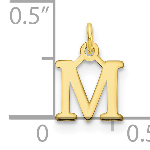 10ky Cutout Letter M Initial Charm Secondary image