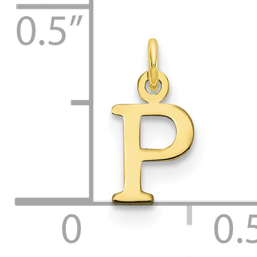 10ky Cutout Letter P Initial Charm