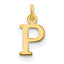 10ky Cutout Letter P Initial Charm