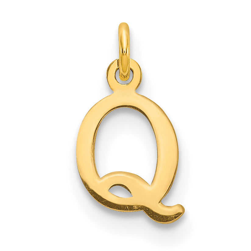 10ky Cutout Letter Q Initial Charm