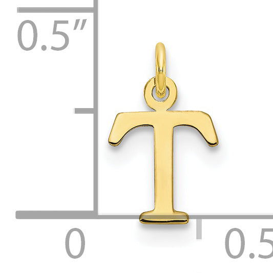 10ky Cutout Letter T Initial Charm