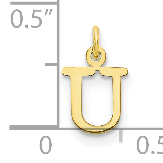 10ky Cutout Letter U Initial Charm Secondary image