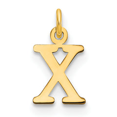 10ky Cutout Letter X Initial Charm