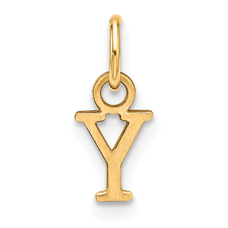 10ky Cutout Letter Y Initial Charm