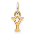10ky Cutout Letter Y Initial Charm