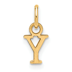 10ky Cutout Letter Y Initial Charm