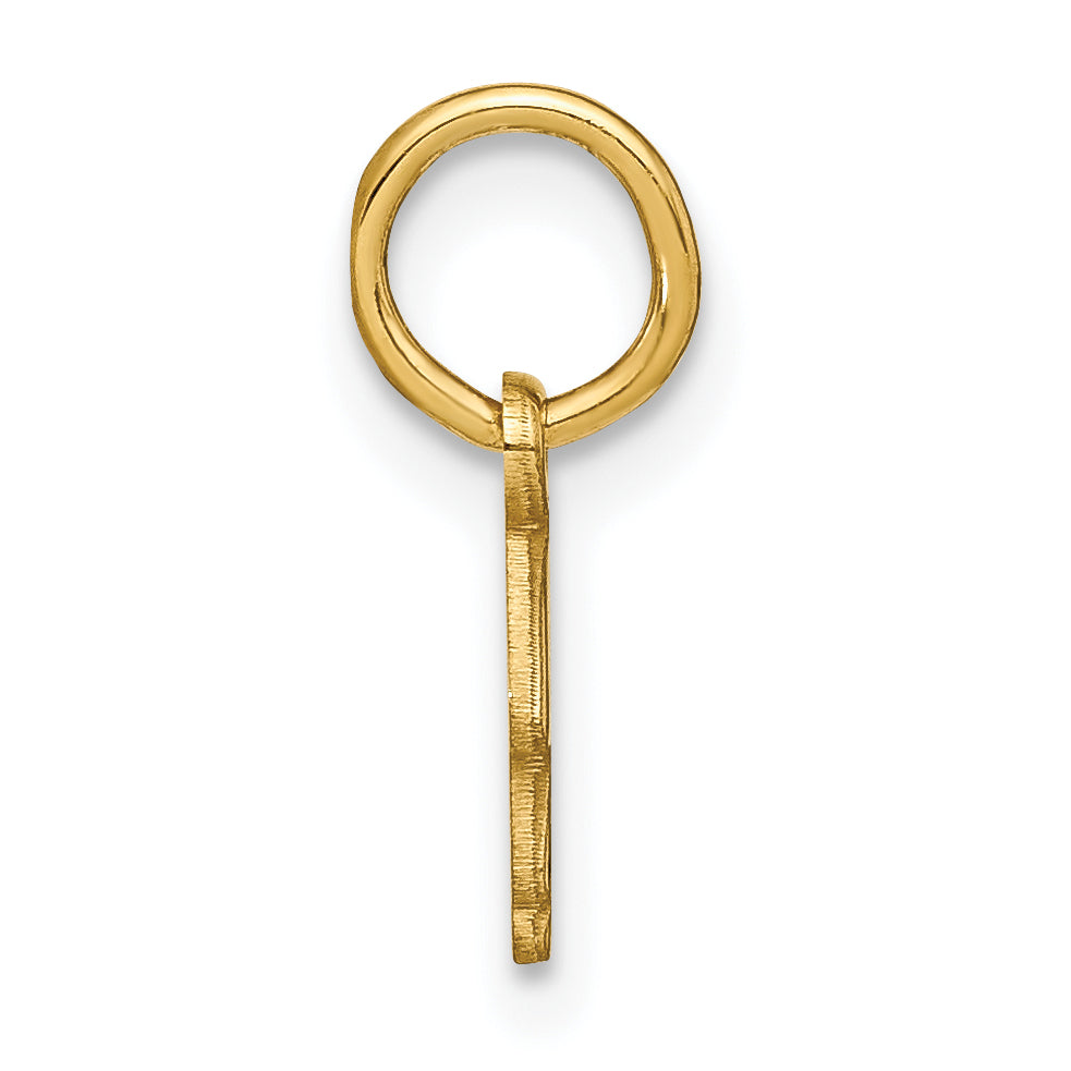 10KY Upper case Letter B Initial Charm Secondary image
