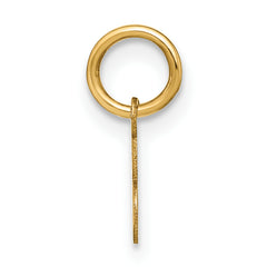 10KY Upper case Letter E Initial Charm