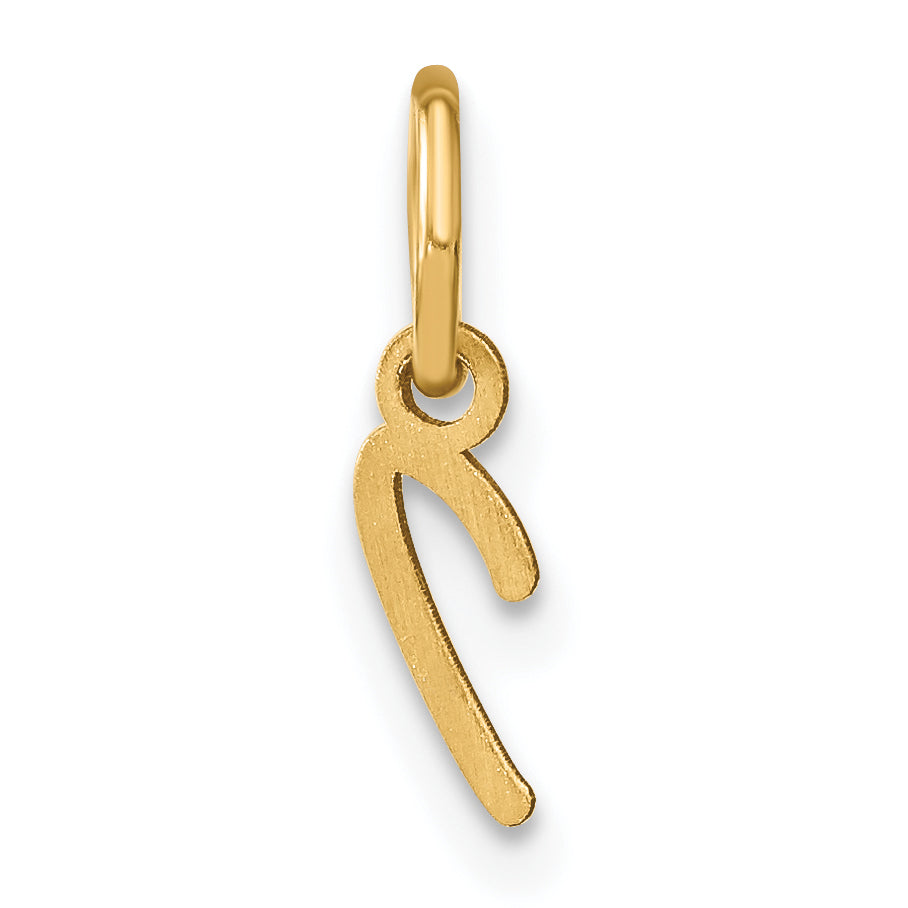 10KY Upper case Letter I Initial Charm