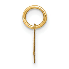 10KY Upper case Letter J Initial Charm