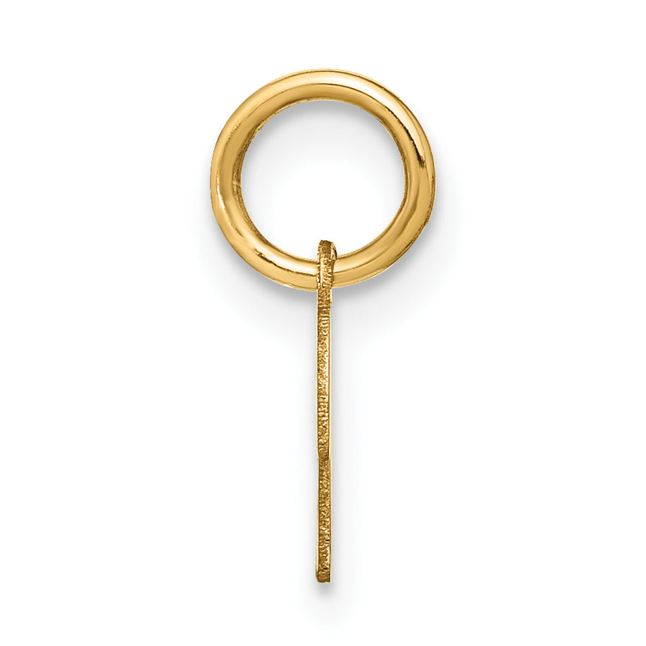 10KY Upper case Letter K Initial Charm