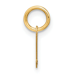 10KY Upper case Letter L Initial Charm