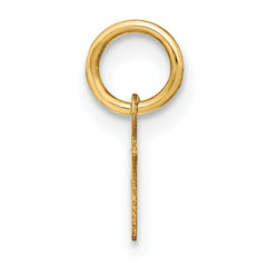 10KY Upper case Letter N Initial Charm