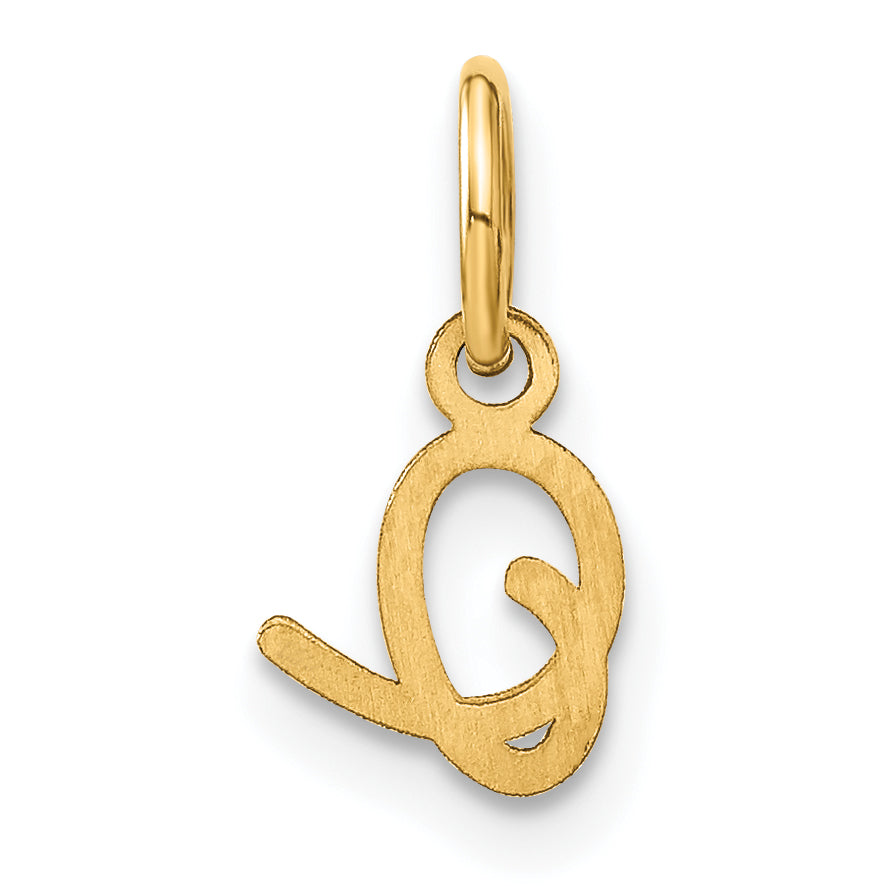 10KY Upper case Letter O Initial Charm