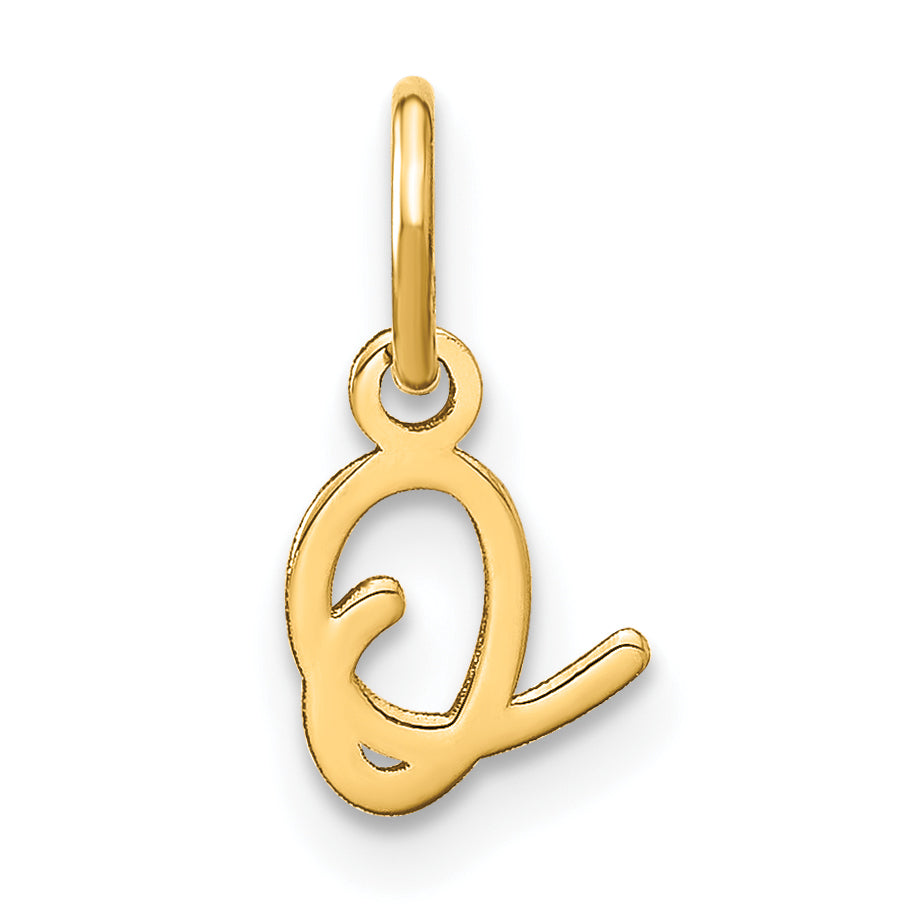 10KY Upper case Letter O Initial Charm Main image
