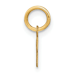 10KY Upper case Letter R Initial Charm