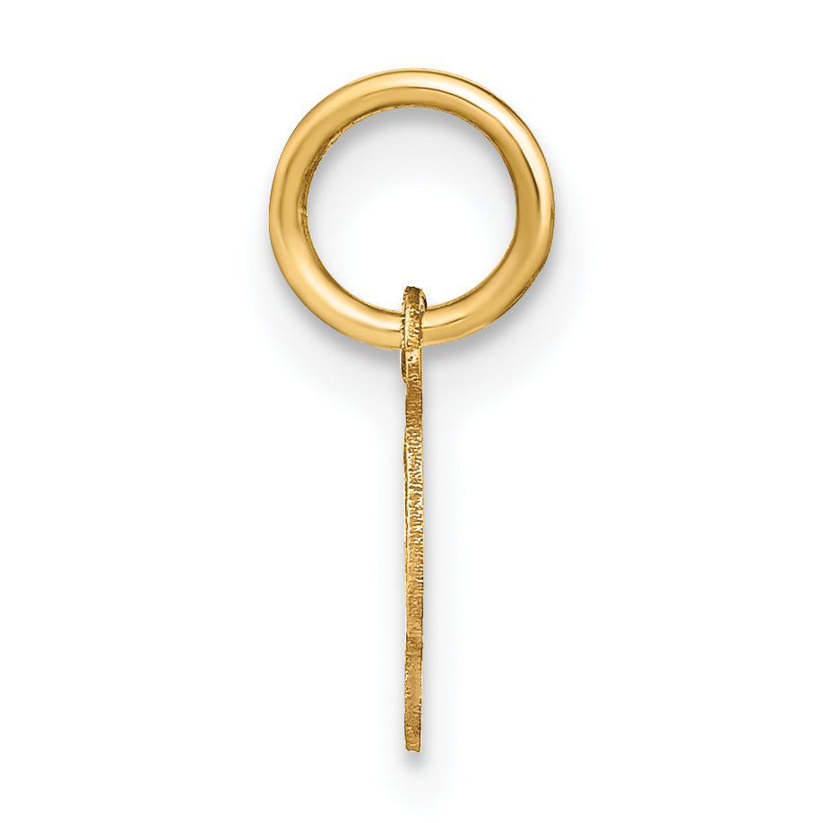 10KY Upper case Letter S Initial Charm