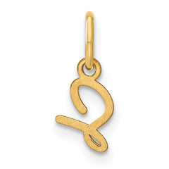 10KY Upper case Letter S Initial Charm