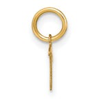10KY Upper case Letter T Initial Charm