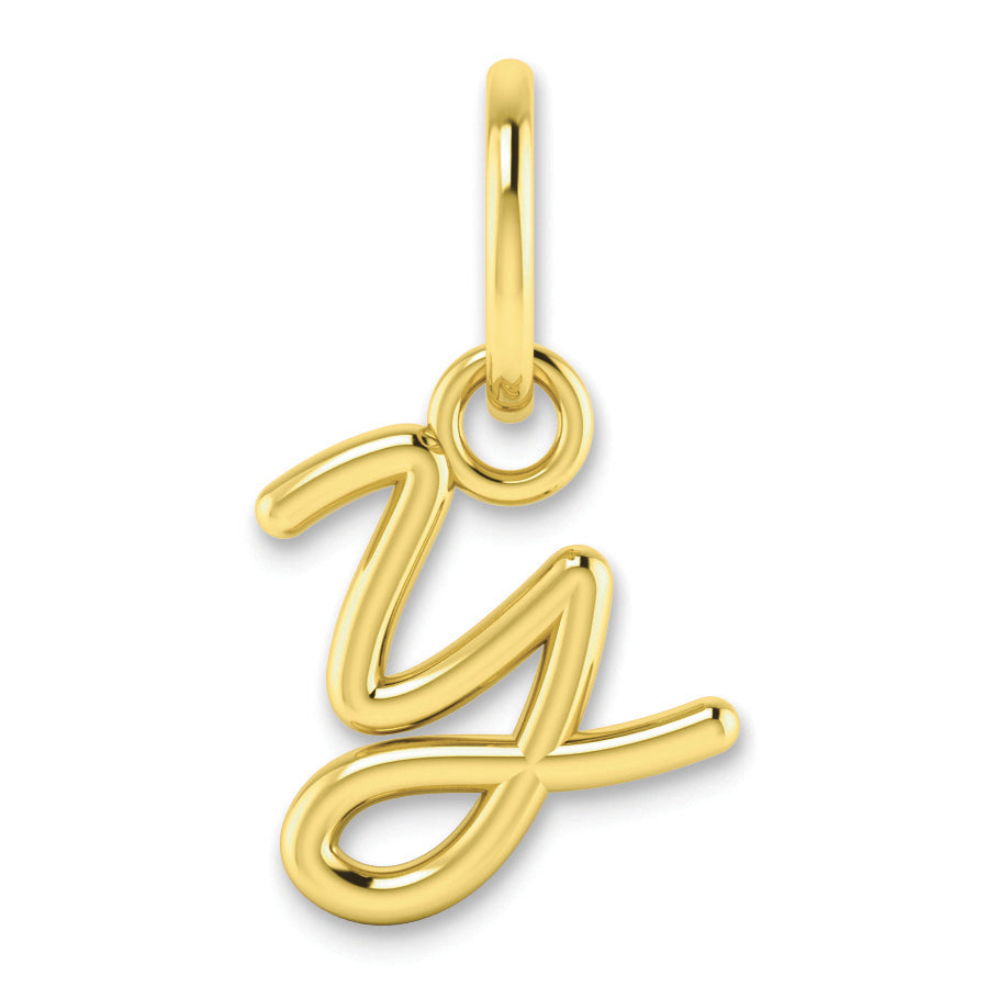 10KY Upper case Letter Y Initial Charm Main image