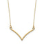 10k V Necklace