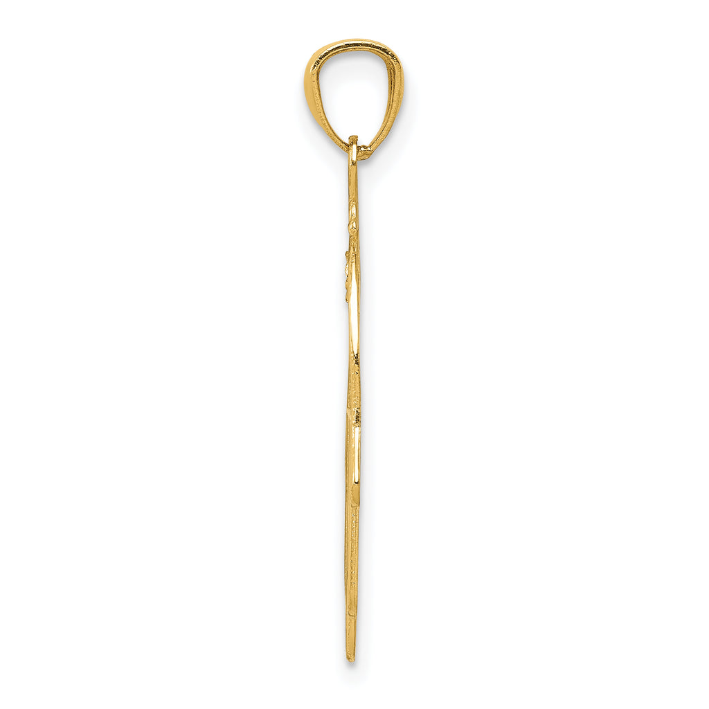 10k Yellow Gold Hand of God Pendant