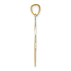 10k Yellow Gold Hand of God Pendant