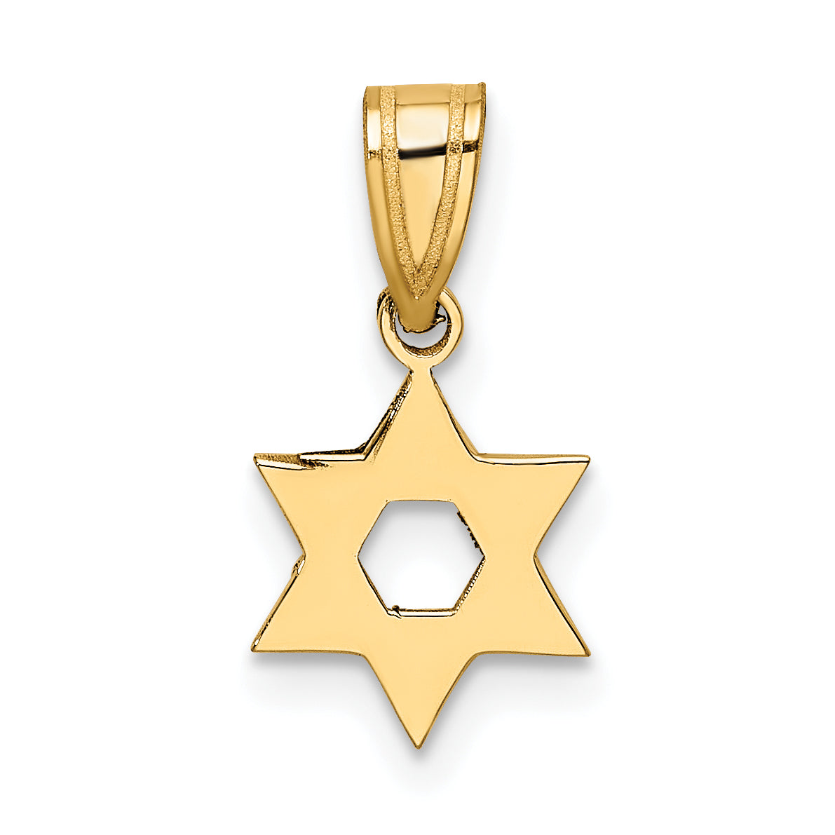 10k Star of David Pendant