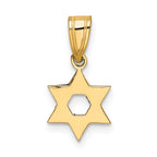 10k Star of David Pendant
