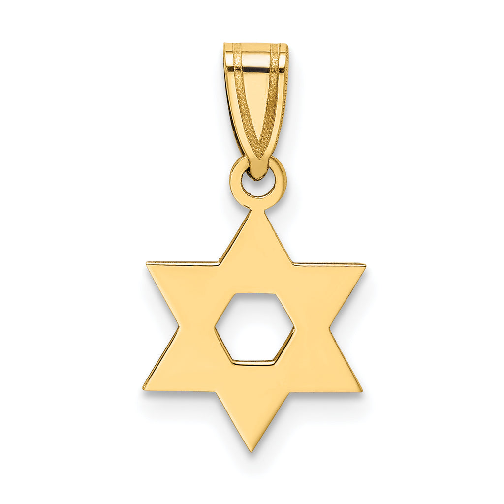 10k Star of David Pendant