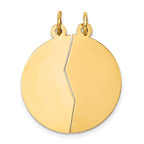 10K Mizpah 2-piece Charm