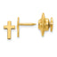 10k Cross with 14k Tie Tac Post