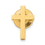 10k Polished Cross with 14k Tie Tac Post
